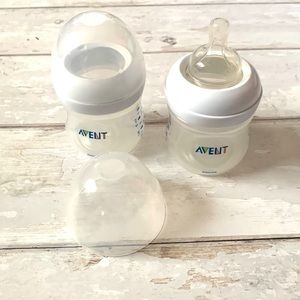 Avent 4oz Baby Bottles Bottle Bundle Set of 2 Kids Feeding